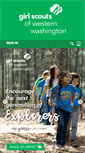 Mobile Screenshot of girlscoutsww.org